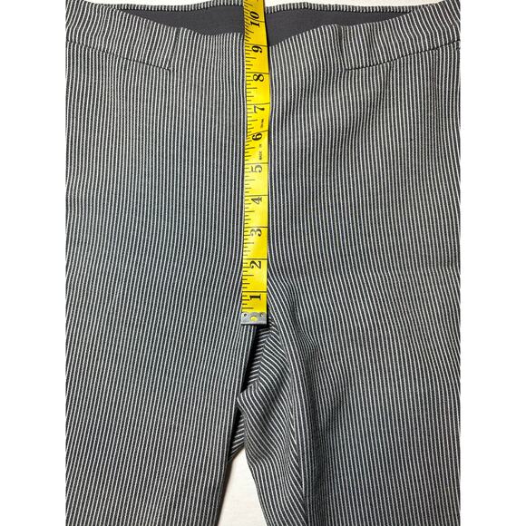 J Jill Women’s Essential Slim Ankle Pants Size 6 Striped Career Trouser Modern - Picture 2 of 7
